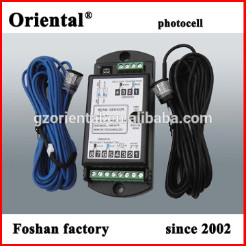 Oriental photocell beam sensor