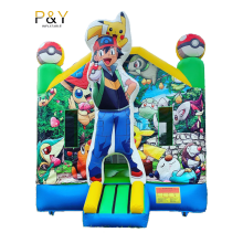 Moonwalk Commercial Inflatable Pokemon Bounce House