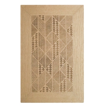 large jute printed carpet area rug