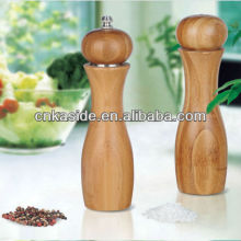 bamboo salt and pepper grinder set KSD-S13FT