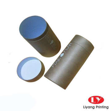 Recyclable Brown Kraft Paper Tube Packaging Box
