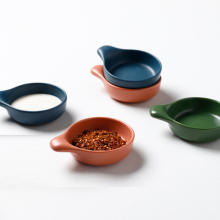 Ceramic Dipping Dish Saucer for Restaurant, Hotel, Home - Factory Supply Retail