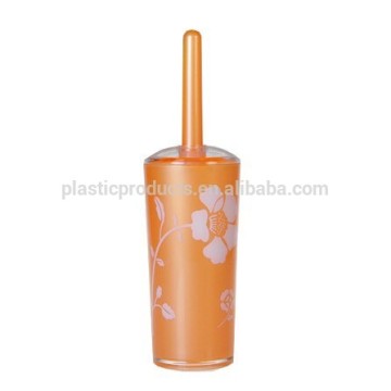 Orange Plastic Toilet Brush