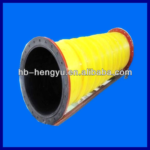 marine dredging hose / dredging pipe with steel flange / dredger hose pipe