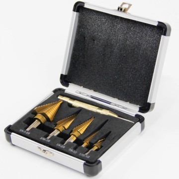 6st Aluminium Box Step Drill Bits Set