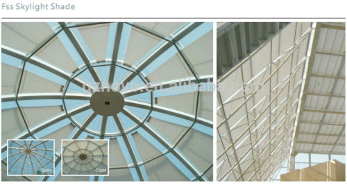 2014 fantastic smart Roof Skylight / Indoor door Roller Blinds/Electric/Motorized Skylight blinds