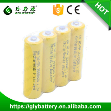 3000mAh AA aa rechargeable aa battery portable dvd player