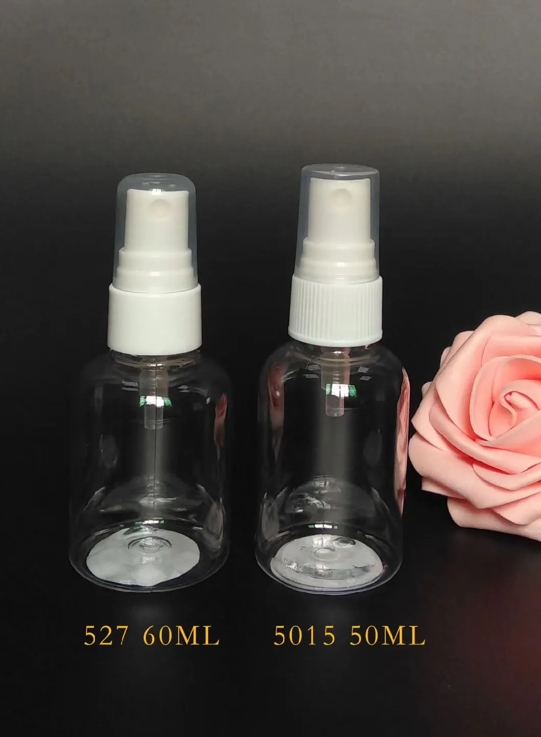 Colorful Pet Cosmetic Fine Pump Mist Perfume Plastic Spray Bottle with Nozzle