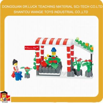 Florist Shop Block Set Kids Toys Building Brick