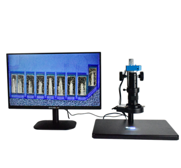 2021 Technology Production Scanning Electron Industrial CCD Digital Microscope with Software" could be shortened to:

"2021 Industrial CCD Digital Microscope with Software" 

However, since "Scanning Electron" is quite specific and important, a more suita