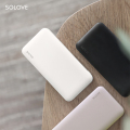 Solove Affinamento rapido Dual USB Power Bank