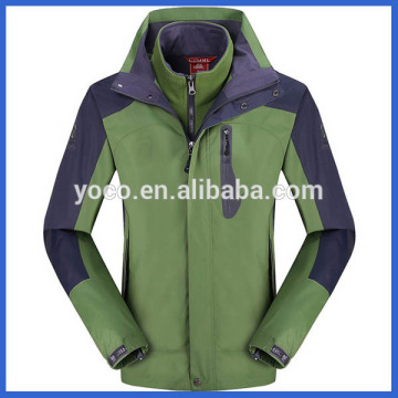 Mens hooded outdoor wear ski jackets