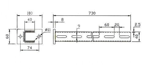 Truck Body Parts Accessories Cargo Bar Adjuster