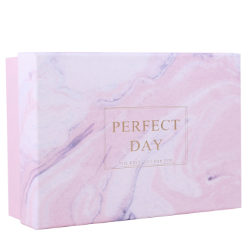Pink marble pattern beautiful boxes for gifts