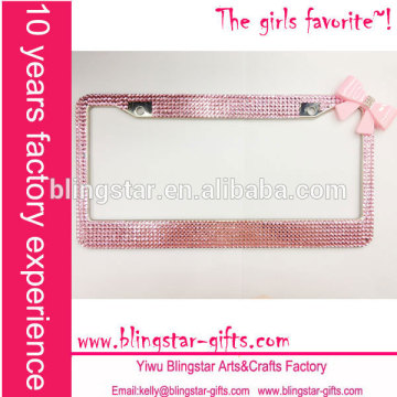 bling bling diamante license plate frame