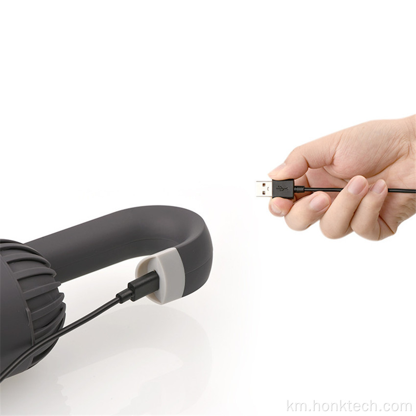 Mini USB Car Rechargeable ម៉ាស៊ីនបូមធូលីដៃឥតខ្សែ