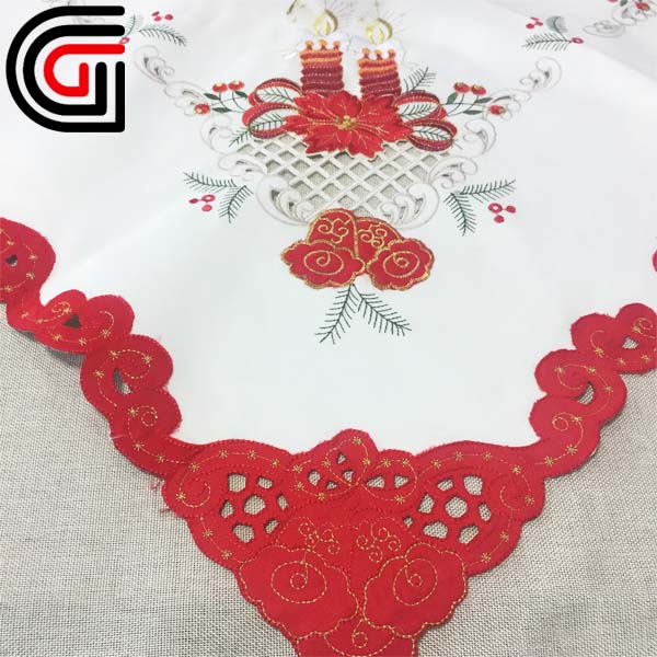 christmas embroidery tablecloths