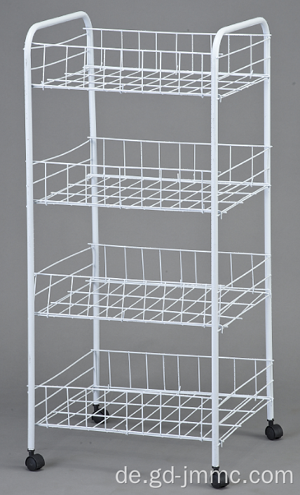 4-Tier-Rollwagen aus Metall