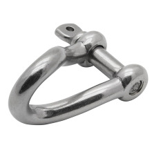 316 and 304 Stainless Steel Twisted Shackle for Industrial and Marine Applications