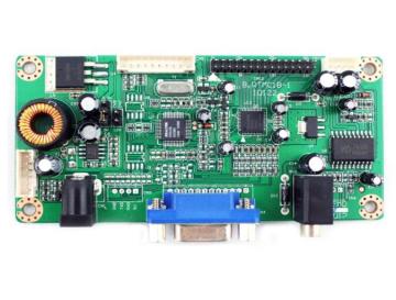 VGA+Audio TFT-LCD dual LVDS ports controller board
