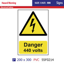 Best selling Danger 440 volts Signs High quality and inexpensive electrical safety signs