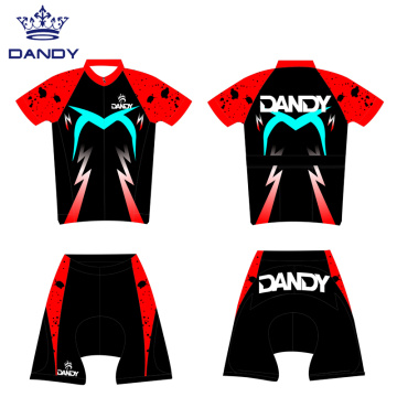 Wholesale Sublimation Team Kupalasa njinga Jersey