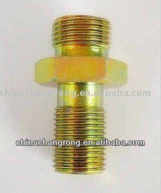 Male thread straight fitting straight hose connector fitting