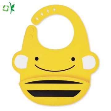 Good Quality Cute Silicone Baby Bib untuk Makan Malam