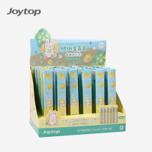 Wholesale Promotional 24pcs Plastic Retractable Kawaii Macaron Gel Ink Pen Set - Joytop 3603 Mystery Box with DIY Cartoon Stickers