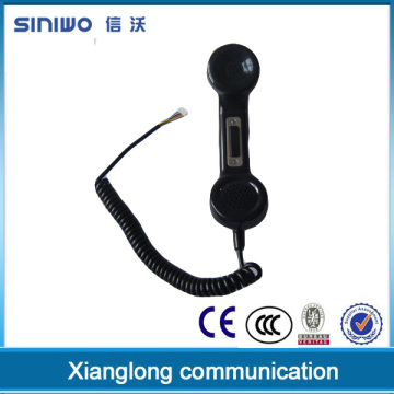Cute corded phone handset rj11 connector ptt payphone handset for sale