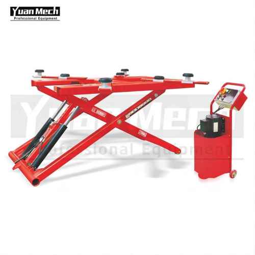 Low Profile 1.2M Portable Scissor Car Lift