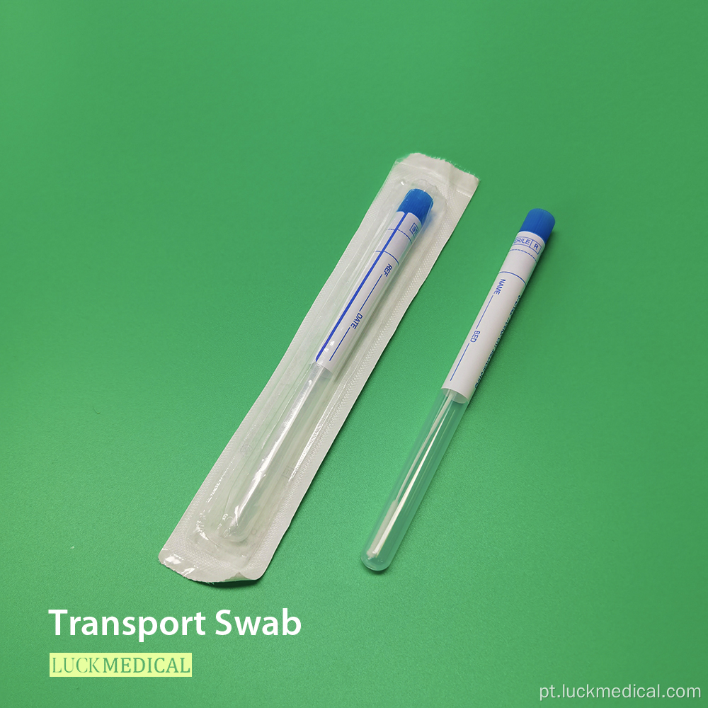 Amostragem de swabs de transporte de flagagem nasal swab fda