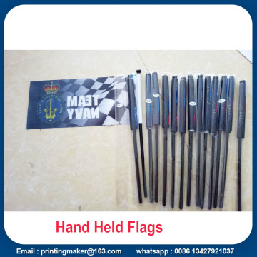 Custom Hand Held Flags Country National Banner Flag