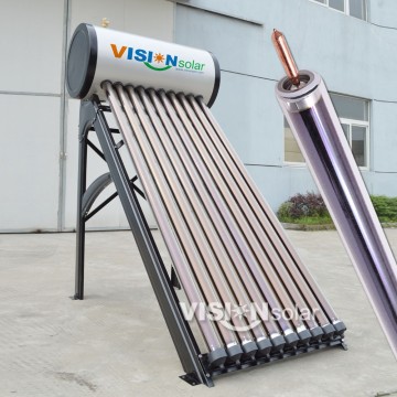 Good performance Three-target Vacuum Tube solar water heater expoter