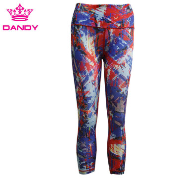 Sublimation sports apparel yoga pants