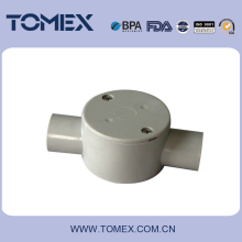 two way electrical circular box pvc electrical conduit fittings