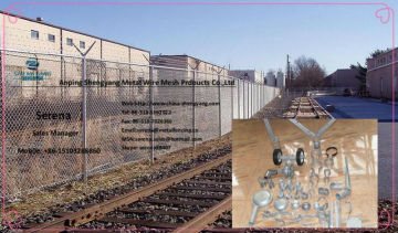 China manufacture chain link boundary security fencing