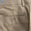 Good quality Khaki slim suit trousers for men