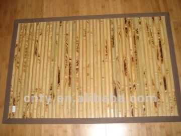 bamboo toilet floor mat