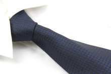 Mens Blue Black Necktie