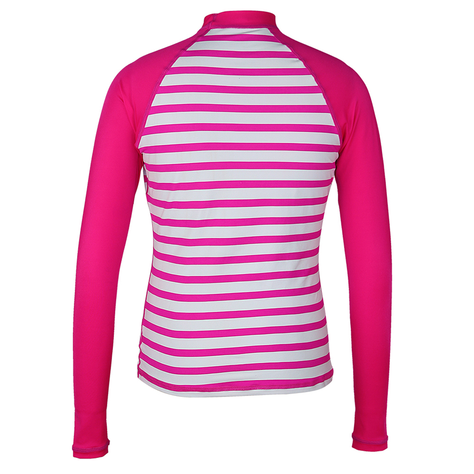 Seackin Girls Long Sleeve Swimwear Rash Guard