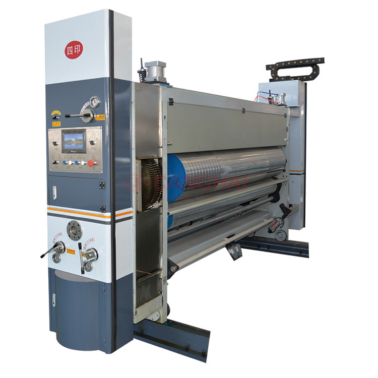 multi color flexo printing die cutting machine for paper board