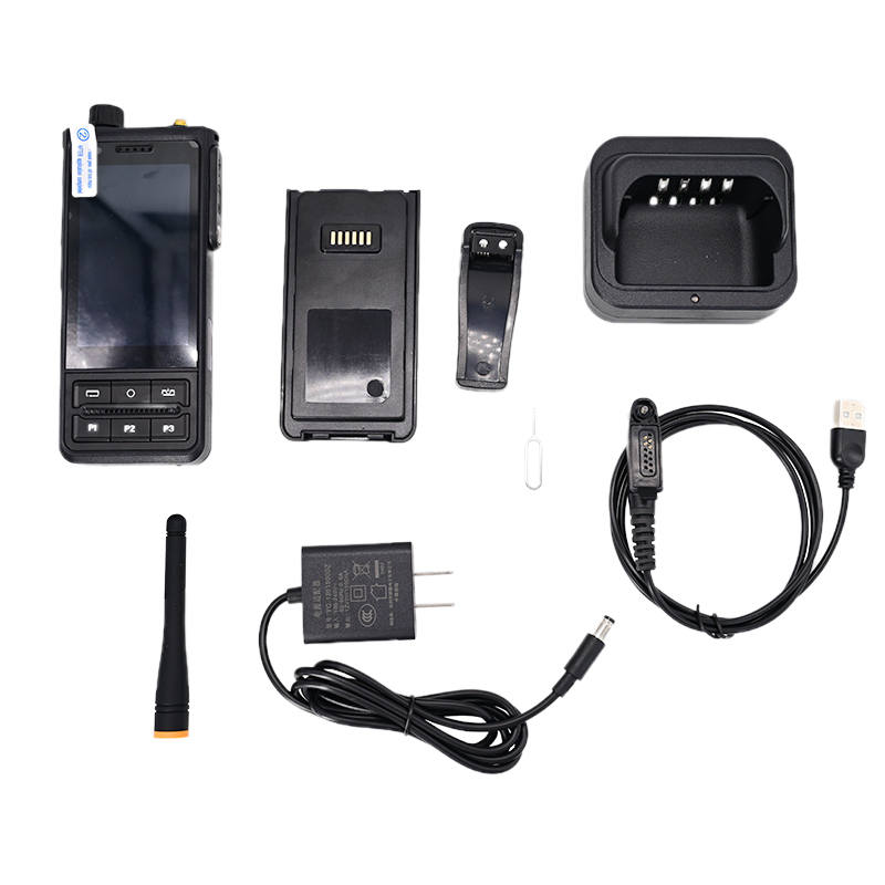 ETMY ET-AD10 4g Lte DMR Phone Walkie Talkie Poc Zello Sim Card 2 Way Radio Ip68 Waterproof Android Smart Cellphone Walkie Talkie