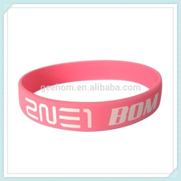 rubber bracelet soft pvc wristband rubber wristband