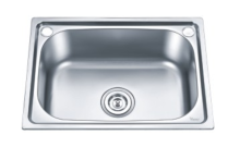 Satin Finish Kitchen Sink with Medium Size