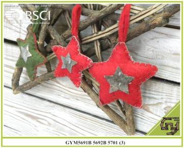 Felt star shape hanger/ornaments hanger