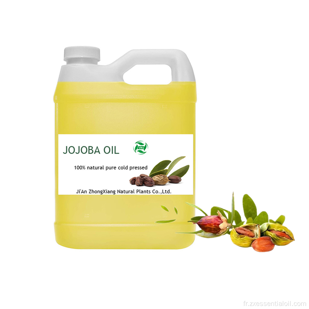 Approvisionnement d&#39;usine en vrac d&#39;huile de support de jojoba naturelle pure