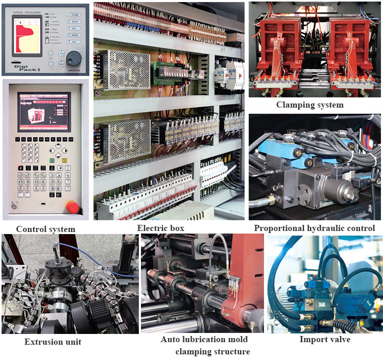 Double station 10 l stackable pe hdpe bottle extrusion blowing mould machine for 5L 10L drum