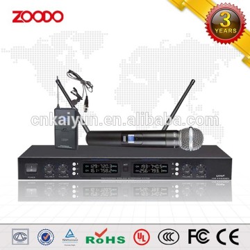 MI-150UA Dual-Channel Auto Frequency Pairing PLL UHF Wireless Mic