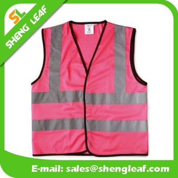 custom mesh reflective safety vest pink safety vest